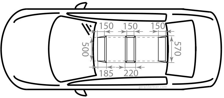 Chassis Antenna Cavity with Increased Coverage to Vulnerable Road Users
